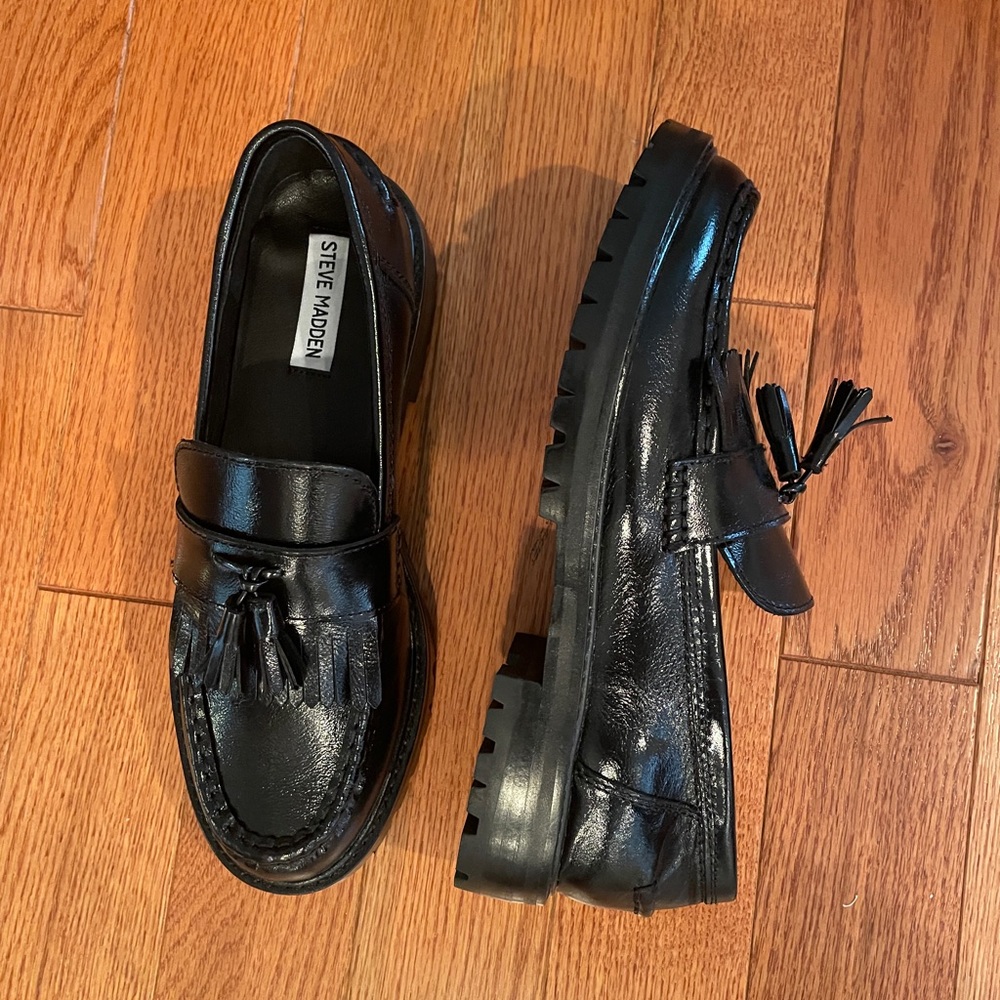 Brand new chunky loafers by Steve Madden